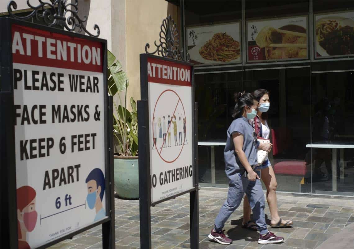 לוס אנג'לס: חובת המסכות נכנסה לתוקף, תחלואת הקורונה ממשיכה לזנק