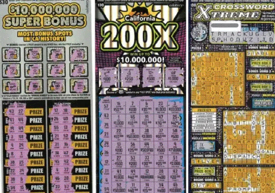 ואלו שמות: המיליונרים החדשים שזכו בכרטיסי גירוד בקליפורניה