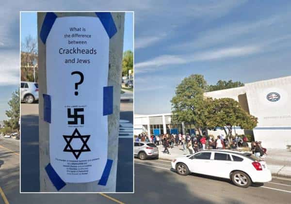 גל הכרזות האנטשימיות בוואלי לוס אנג'לס מחריף: המשטרה בחיפושים אחר המפיצים