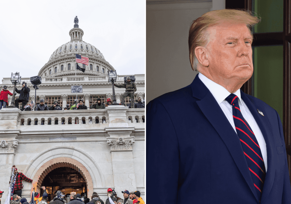 למרות הדיונים על אירועי הקפיטול: יותר אמריקאים מאמינים בחפותו של טראמפ