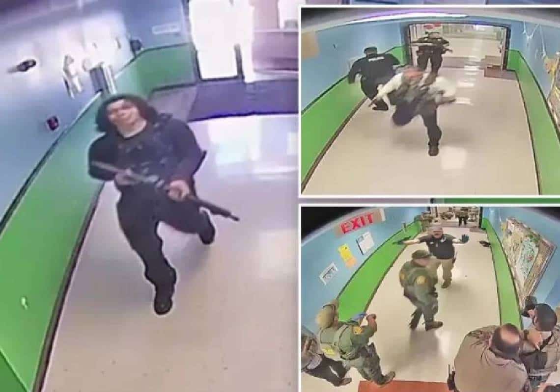 הצילומים נחשפים: "השוטרים ברחו בזמן שהיורה טבח בילדים - עמדו שעה במסדרון בלי לזוז כשדלת הכיתה היתה פתוחה"