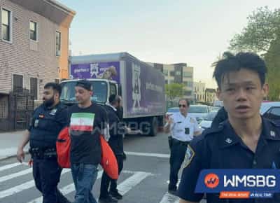 עם חולצת הדגל האיראני ואגרופים הטעונים שנאה: יהודים הותקפו בברוקלין 