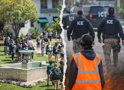 פחד בדרך לכיתה: פשיטות ההגירה של ממשל טראמפ מרוקנות את בתי הספר בלוס אנג’לס