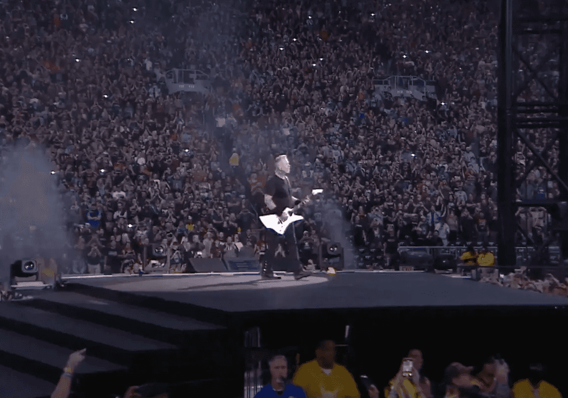 בעוצמה אדירה: הקהל בהופעה של מטאליקה יצר רעידות אדמה