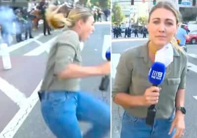 עיתונאית אוסטרלית נורתה במהלך סיקור מהומות ההגירה בלוס אנג'לס