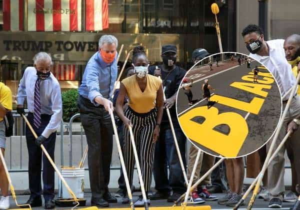 בעזרת ראש העיר: השדרה החמישית מחוץ למגדל טראמפ משנה את פניה