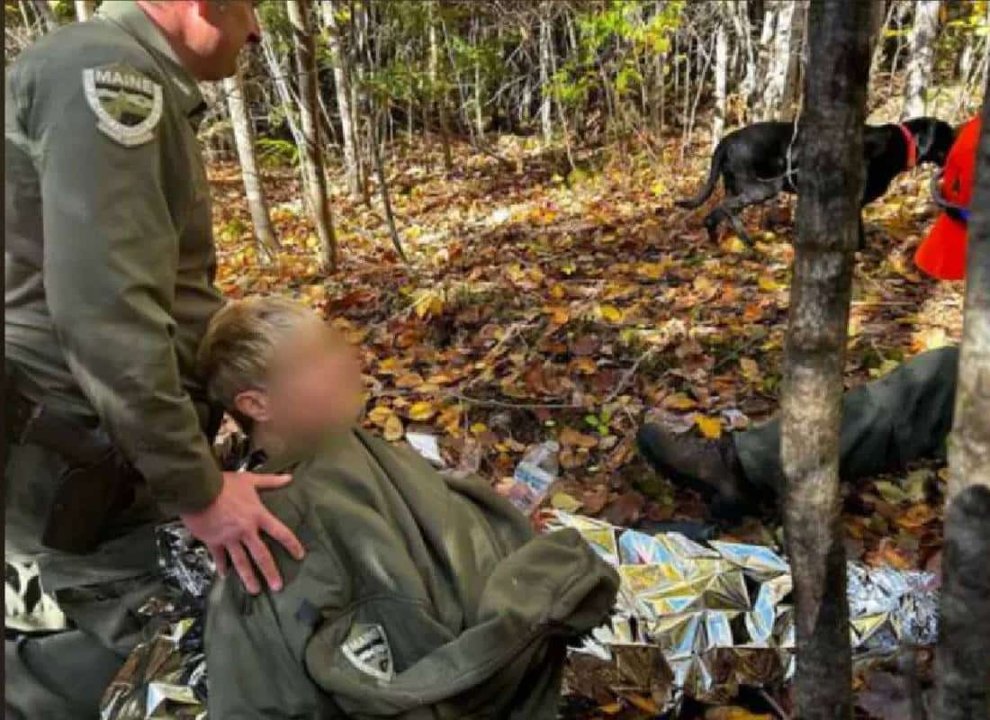 אישה שנעדרה במשך ימים ביער במיין, חולצה במרחק כמה עשרות מטרים מגופת בעלה המת