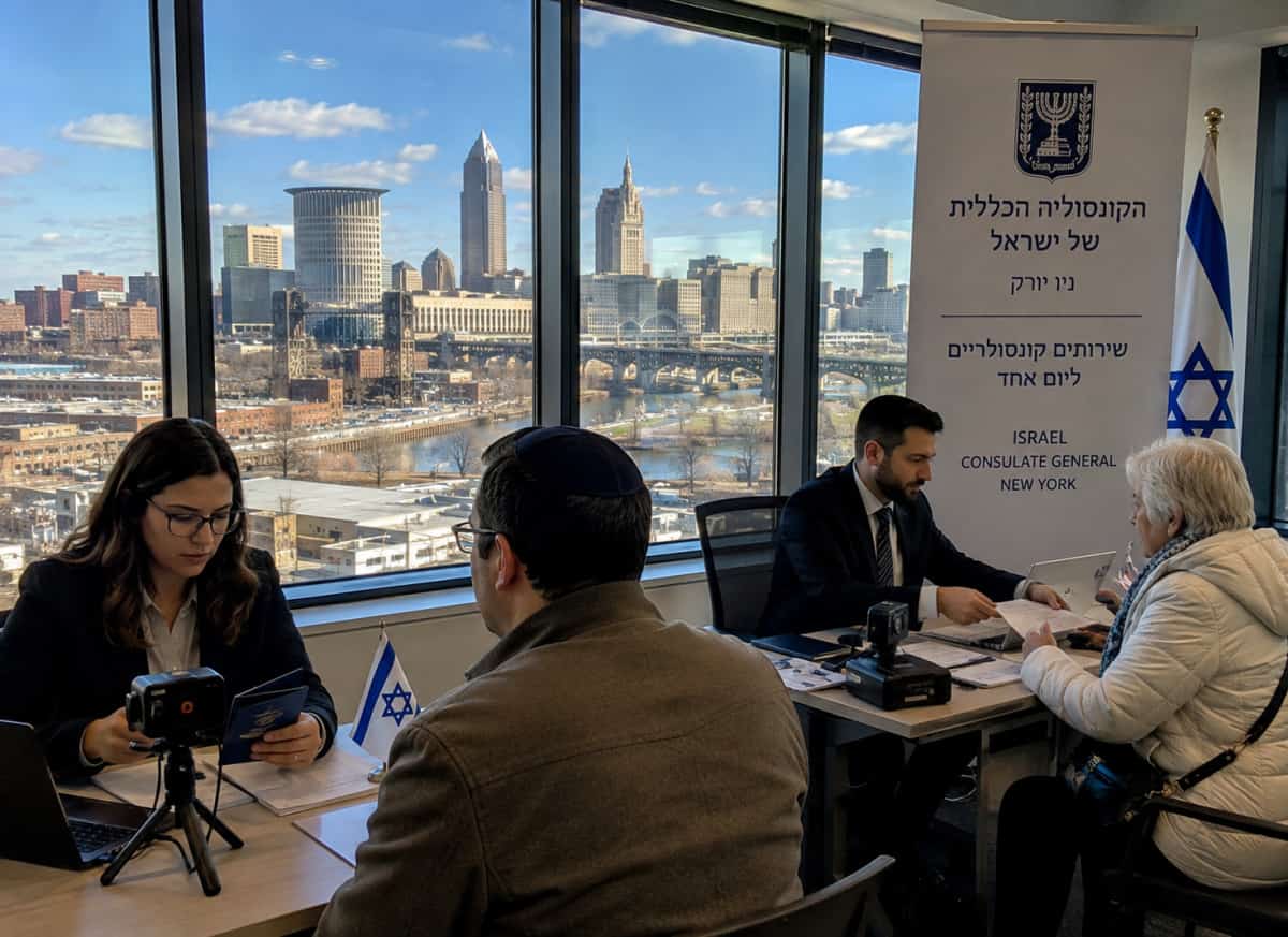 הקונסוליה מגיעה עד אליכם: קליבלנד בדרך לקבל שירות ישראלי נודד