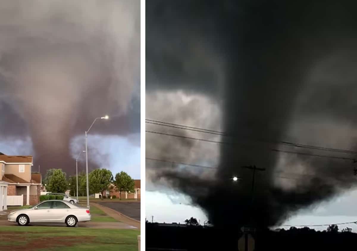 טורנדו אחרי טורנדו: שכונות נחרבו באוקלהומה, בסיס חיל האוויר נפגע ותושבים נפצעו