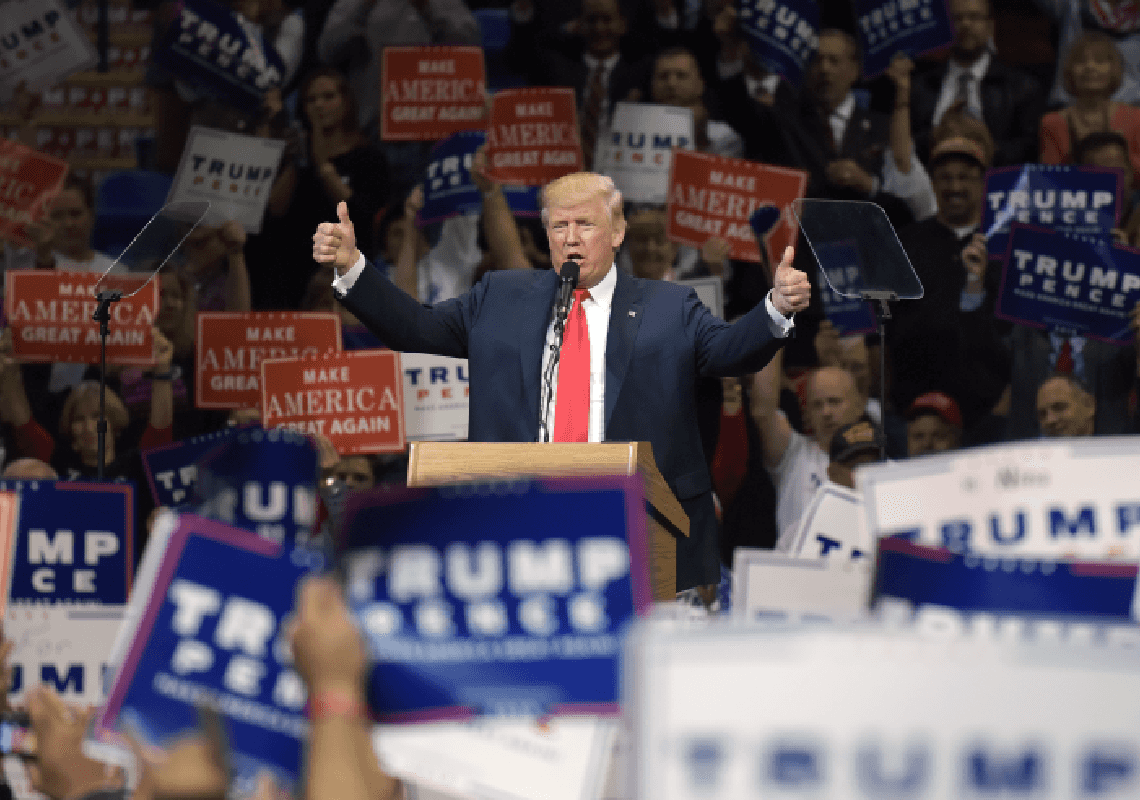 "כאן כדי להישאר": טראמפ גייס למעלה מ-50 מיליון דולר במחצית השנייה של 2021