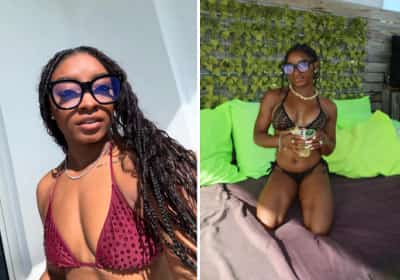 עשתה הגדלת חזה? סימון ביילס מציתה שמועות עם תמונות חדשות בביקיני