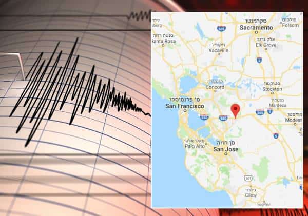 גל הרעידות מתרחב לצפון קליפורניה: רעש אדמה הורגש סמוך לסן פרנסיסקו
