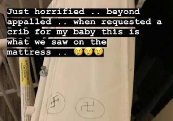 מלון יוקרה במיאמי סיפק למשפחה יהודית מזרן עם צלבי קרס 