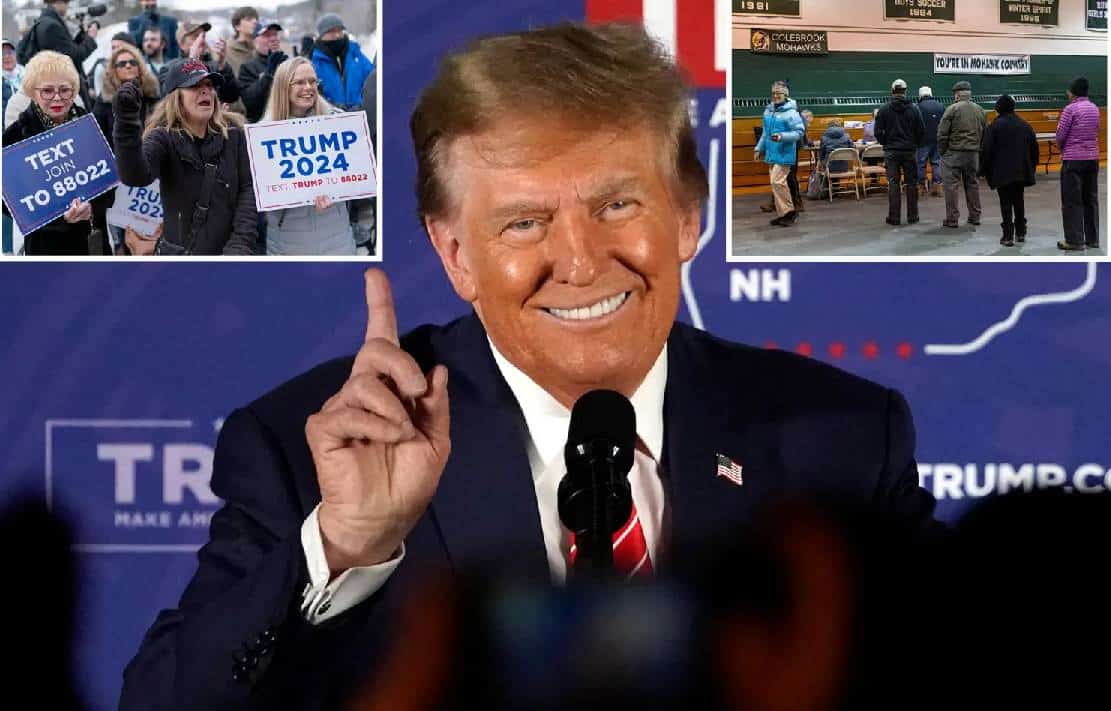 צפו בנאום הניצחון: טראמפ ניצח בפער דו-ספרתי בניו המפשייר - ניקי היילי מסרבת לפרוש בשלב הזה