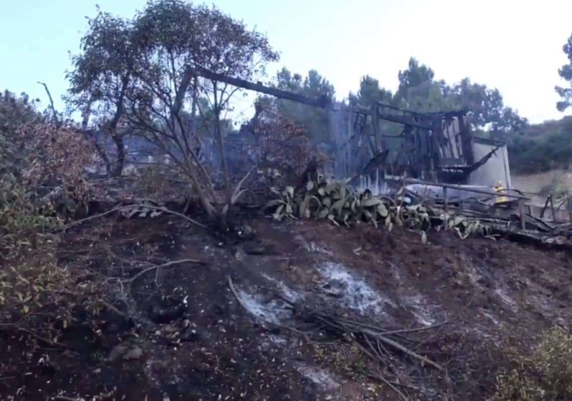 במהלך הלילה: שריפה קטלנית פרצה בבית במאליבו