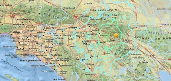 דרום קליפורניה: רעידת אדמה בעוצמה 4.5 הורגשה לפנות בוקר
