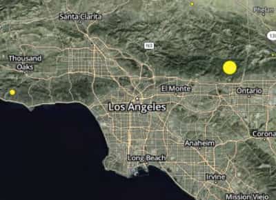 רעידת אדמה בלוס אנג'לס: רעש בעוצמה 3.5 הורגש ממזרח לסן פרננדו וואלי