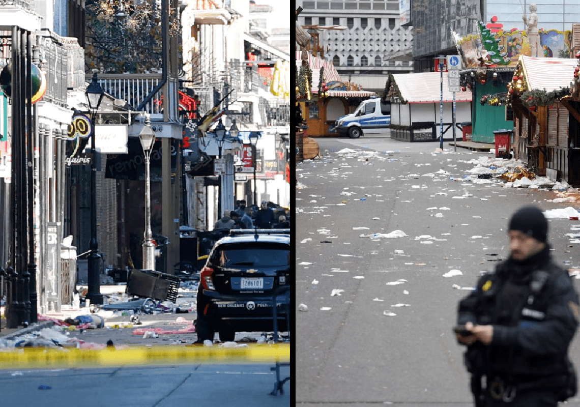 הקשר בין המחבל מניו אורלינס לפיגוע הדריסה בשוק הכריסמס בגרמניה