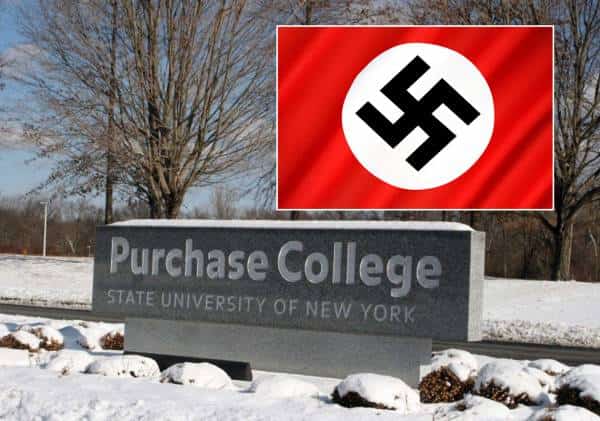 נעצר חשוד בתליית כרזות של נאצים באוניברסיטה בניו יורק