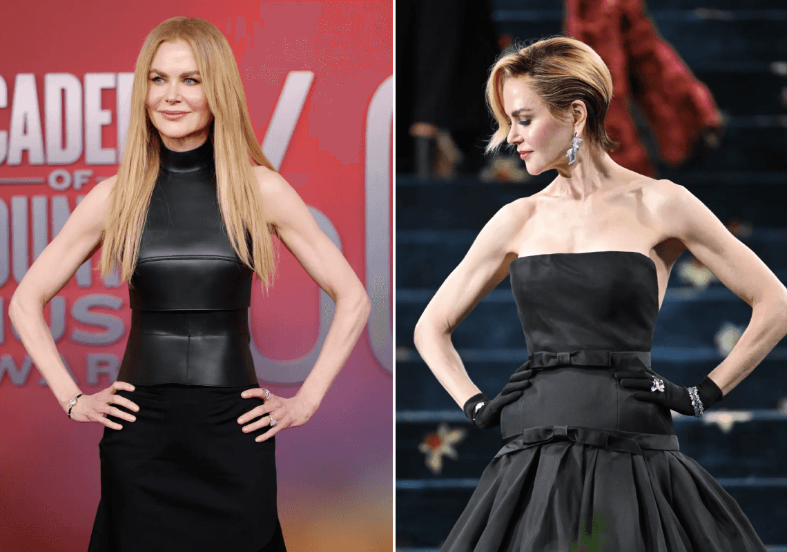 שני אירועים, שני לוקים: ניקול קידמן מפתיעה עם שינויי שיער דרמטיים בשבוע אחד