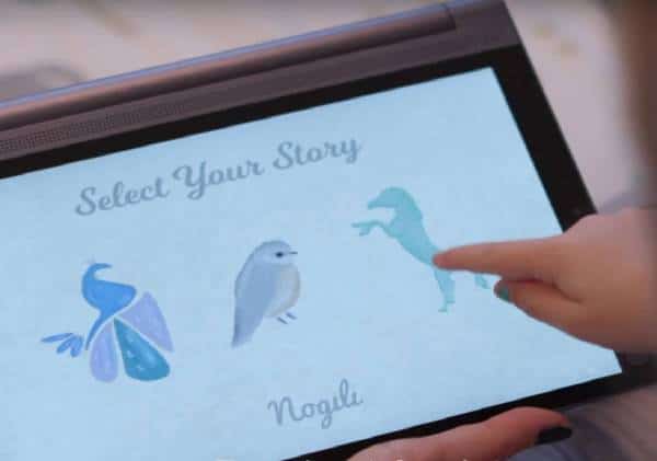 2021  לוקחת את הבית החכם צעד אחד קדימה: דמויות מצוירות על גבי מצעים מתעוררות לחיים ומספרות סיפור