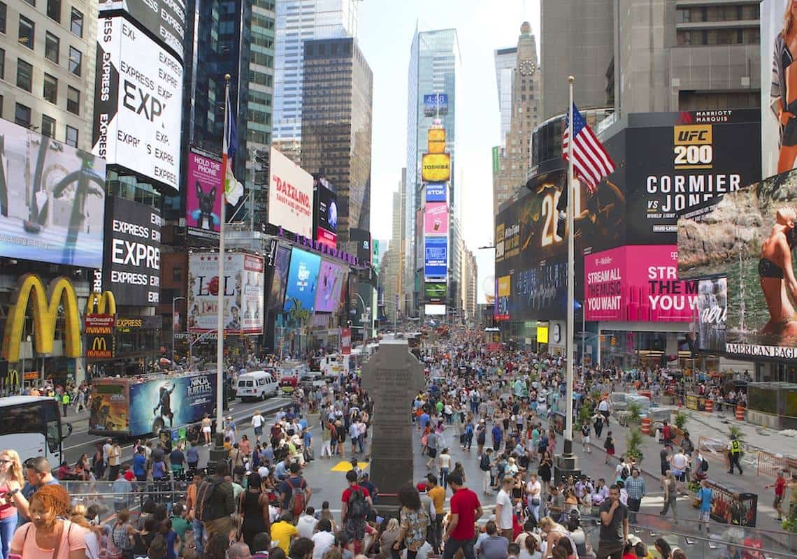  "אין מקום טוב יותר מהתפוח הגדול": ניו יורק פותחת בקמפיין להחזרת התיירים