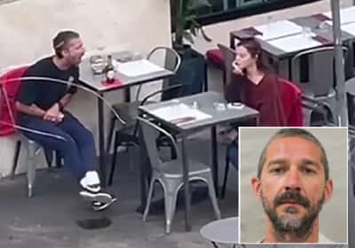 שוב מאבד את זה: השחקן שיה לה-באף תועד צועק על אישה בבית קפה ברומא