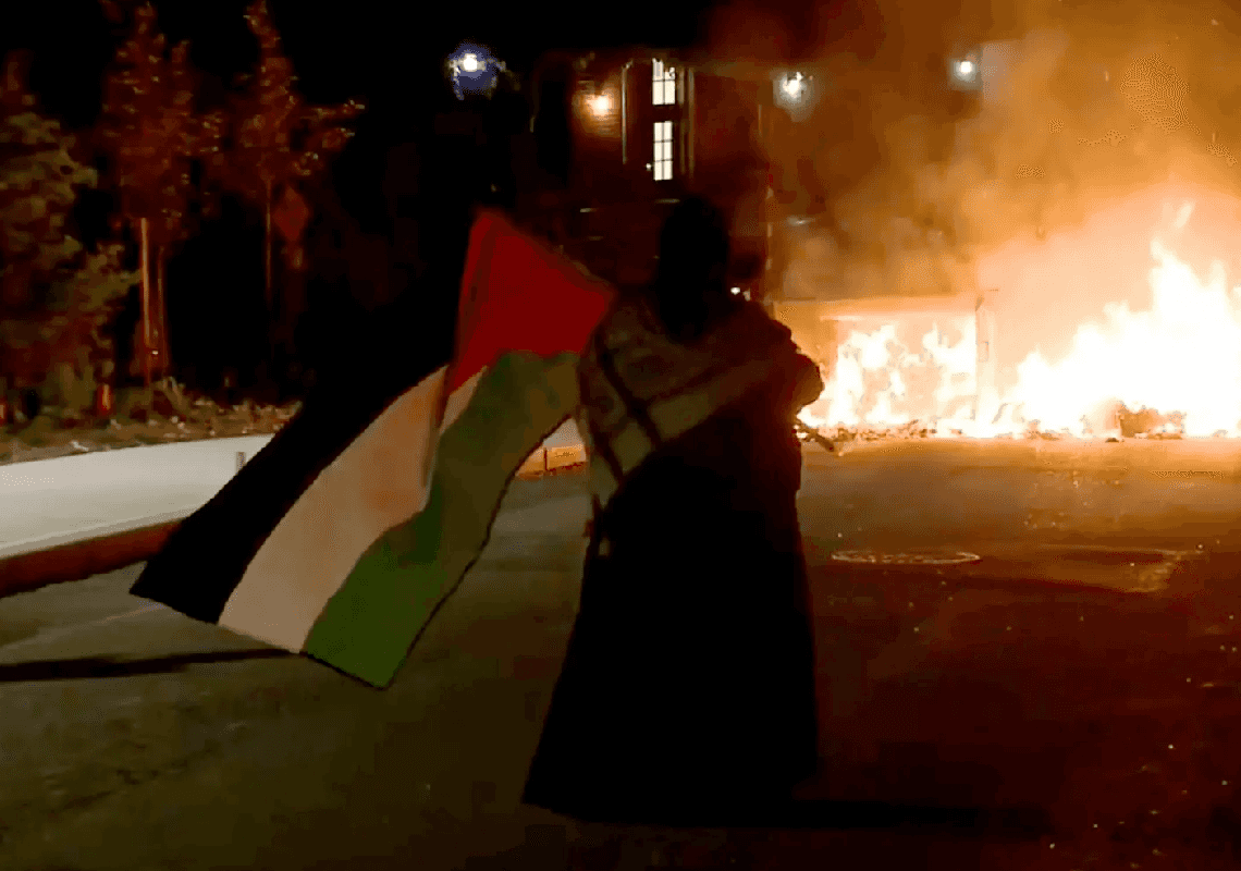 30 עצורים בהפגנה אנטי-ישראלית אלימה באונ' וושינגטון: "אינתיפאדה סטודנטיאלית"