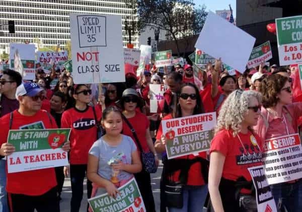 לוס אנג'לס: שביתת המורים הסתיימה והם יחזרו ללמד כרגיל