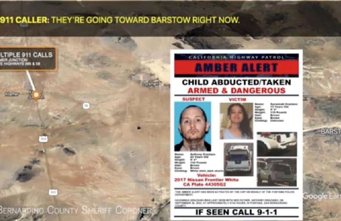 טרגדיה: סרטון שבו סגני השריף בקליפורניה יורים למוות בנערה שנחטפה בידי אביה פורסם