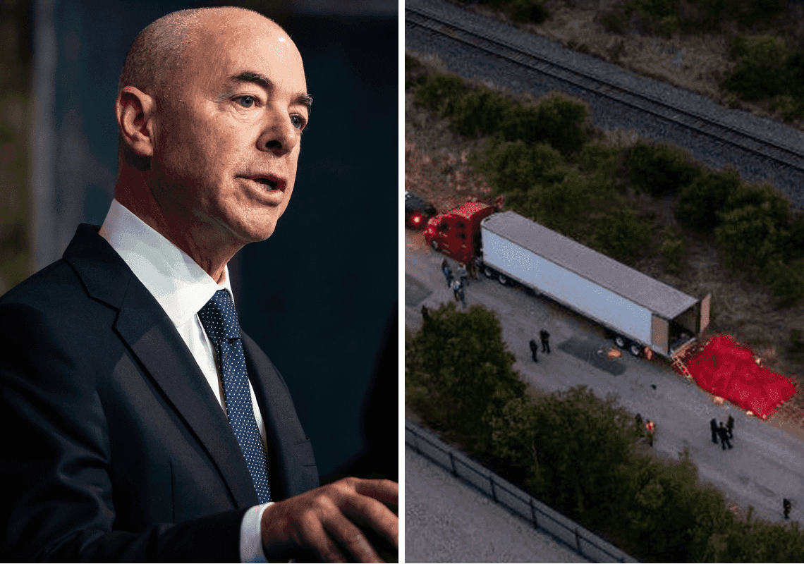 אסון המשאית בטקסס: האם מזכיר ה-DHS האשים את המהגרים שמתו?