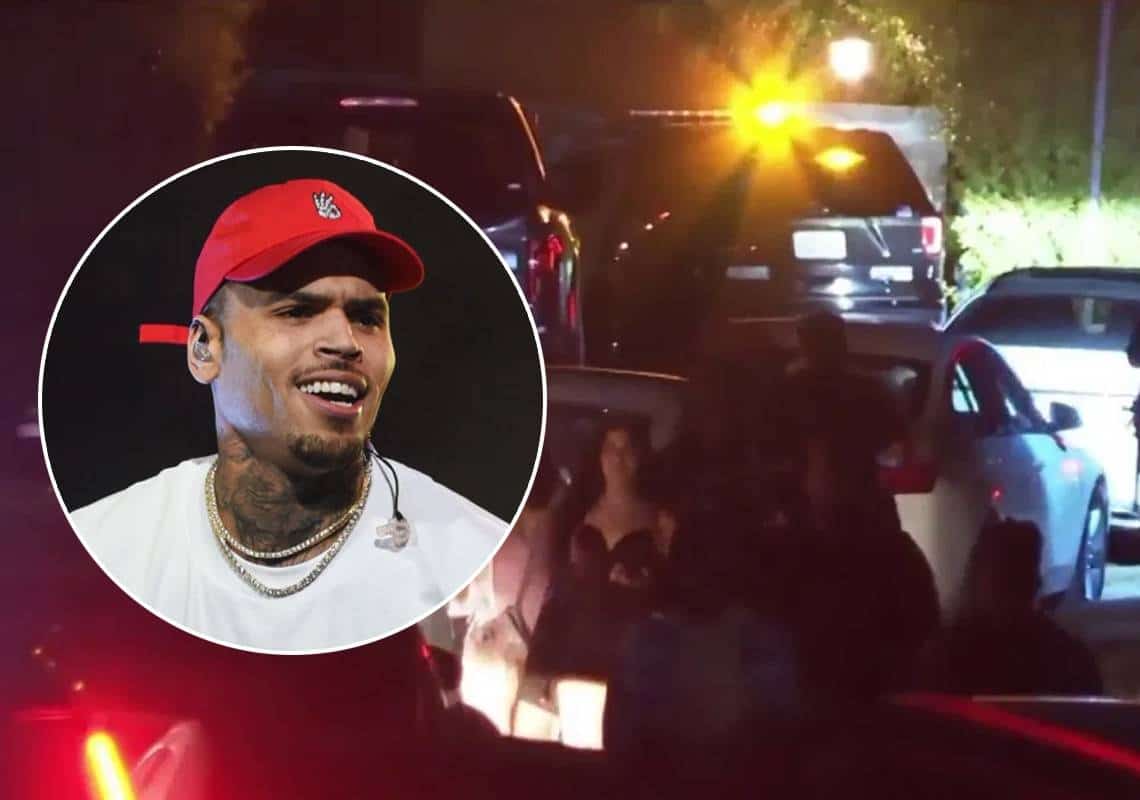 תושבי טרזנה נגד כריס בראון: המשטרה הוזעקה לביתו של הזמר בעקבות מסיבה המונית