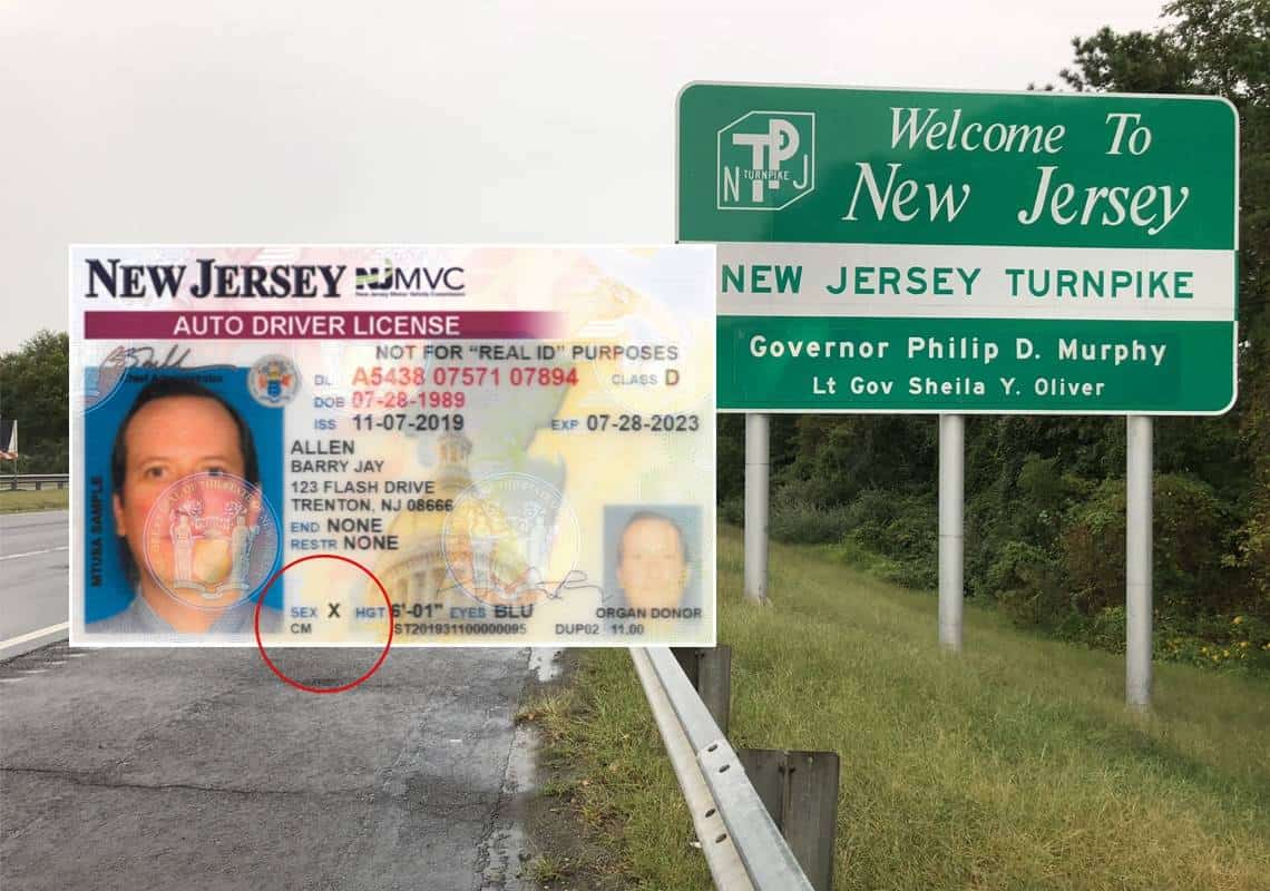 לא רק זכר או נקבה: אופציה שלישית נוספה לרישיונות הנהיגה בניו ג'רזי