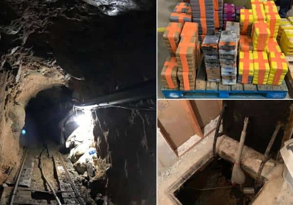 דרום קליפורניה: סמים בשווי 30 מיליון דולר אותרו במנהרת הברחות