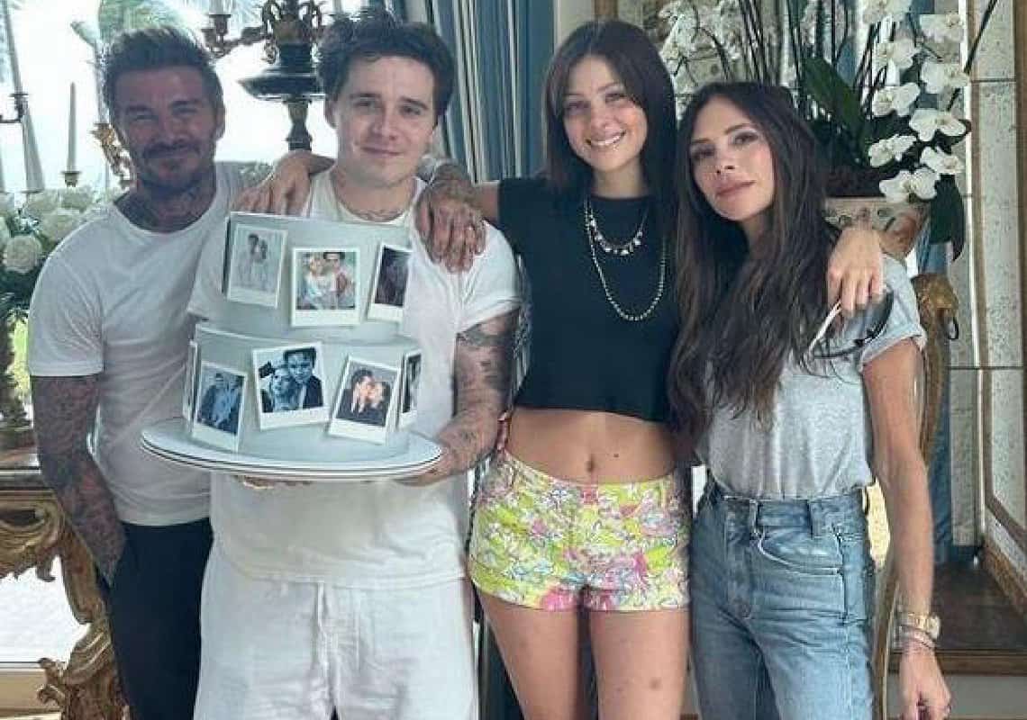 בצל השמועות על סכסוך: משפחת בקהאם מתאחדת עם ניקולה פלץ 