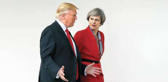 טראמפ נגד מיי: "תוכניותיה לברקזיט עלולות לחסל את הסחר בינינו"