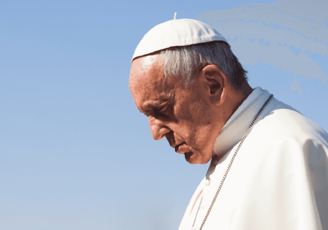  האפיפיור טוען לפופוליזם לאומני ומזהיר: "הדמוקרטיה העולמית נמצאת בנסיגה"