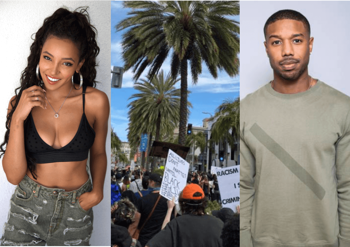 מייקל בי .ג’ורדן, טינאשה וסלבס נוספים יוצאים להפגין ברחבי ארה״ב 