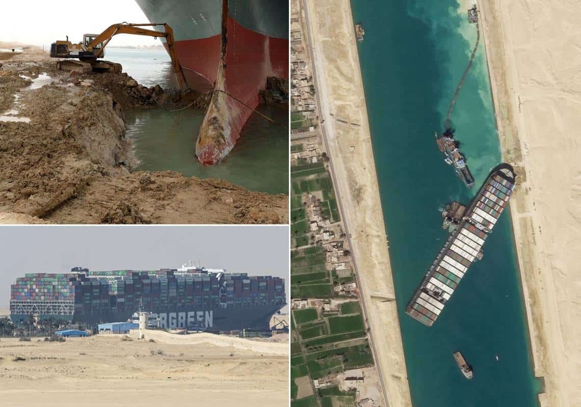 לאחר שתעלת סואץ נפתחה מחדש: חשש משיבושים כבדים בשרשרת האספקה העולמית