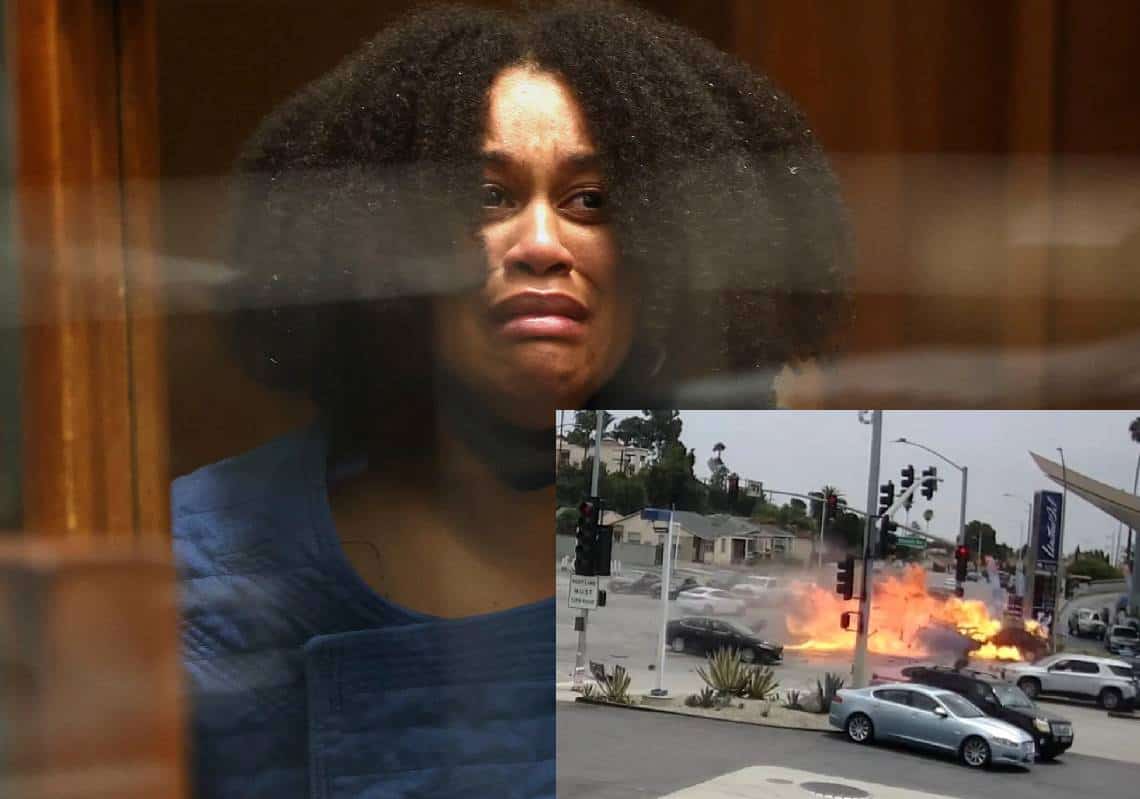 פני הרוע: זו אחות בית החולים מלוס אנג'לס הנאשמת ברצח שישה אנשים לאחר שדהרה במהירות 100 מייל בשעה והרגה אם וילד