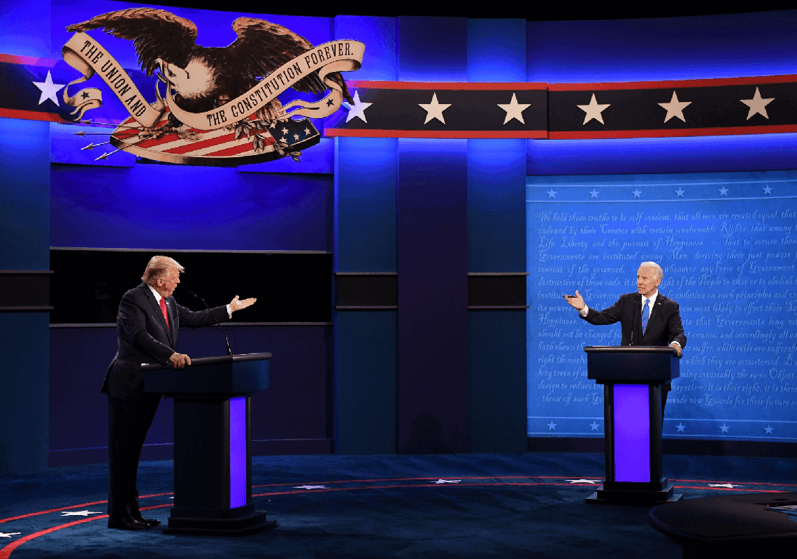 ה'ניו יורק טיימס' חוזה: טראמפ ינצח את ביידן בעימות הטלוויזיוני