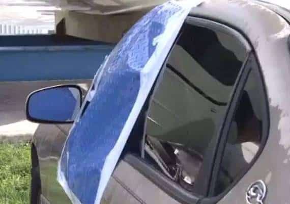 בחסות הסערה: אלמוני פרץ למכוניות בעיר דניה ביץ'