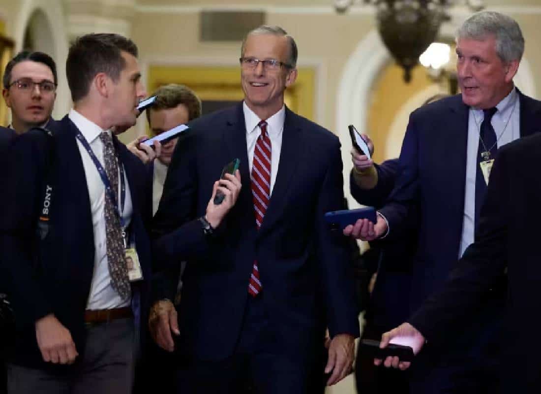 הסנאט הרפובליקני בחר מנהיג חדש לעידן טראמפ השני: ג'ון ת'ון מדרום דקוטה