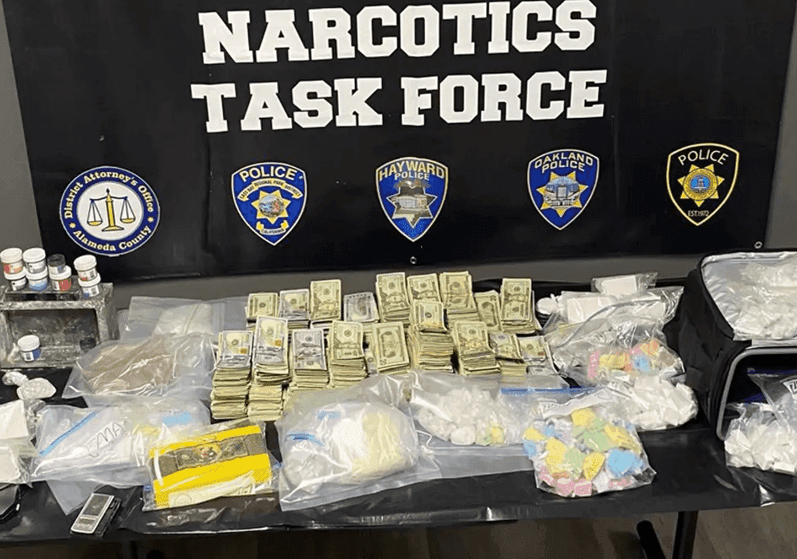 בחניית בית הספר: משטרת קליפורניה עצרה סוחרי סמים עם הרואין ופנטניל