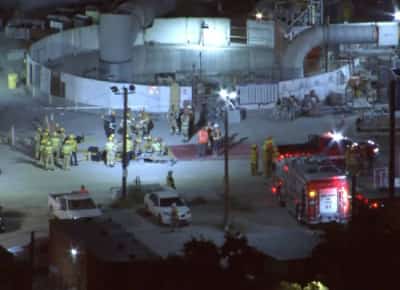 מבצע חילוץ דרמטי בלוס אנג'לס: 31 פועלים חולצו בחיים מנהרה שקרסה