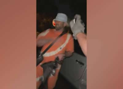 לוס אנג'לס: תושבים בוואלי לקחו את החוק לידיים בעימות אלים עם פורץ