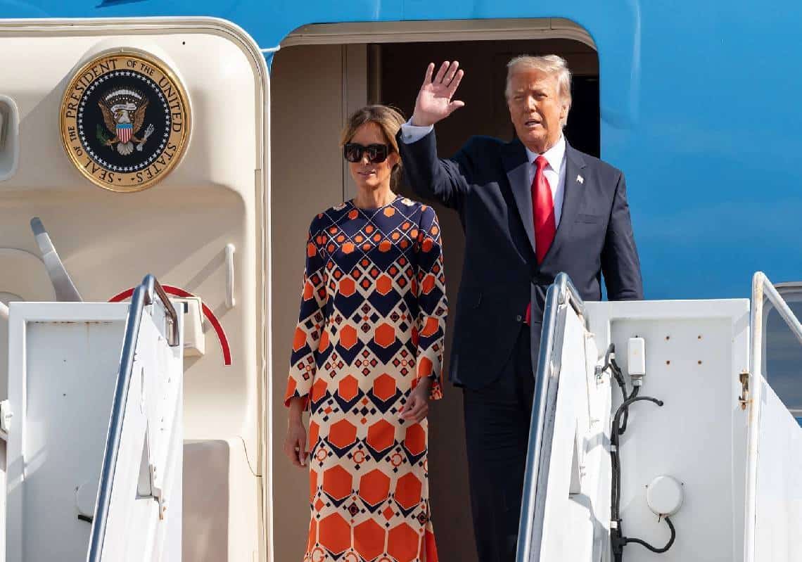 טראמפ נאלץ לבצע נחיתת חירום בניו-אורלינס - תקלה במטוס