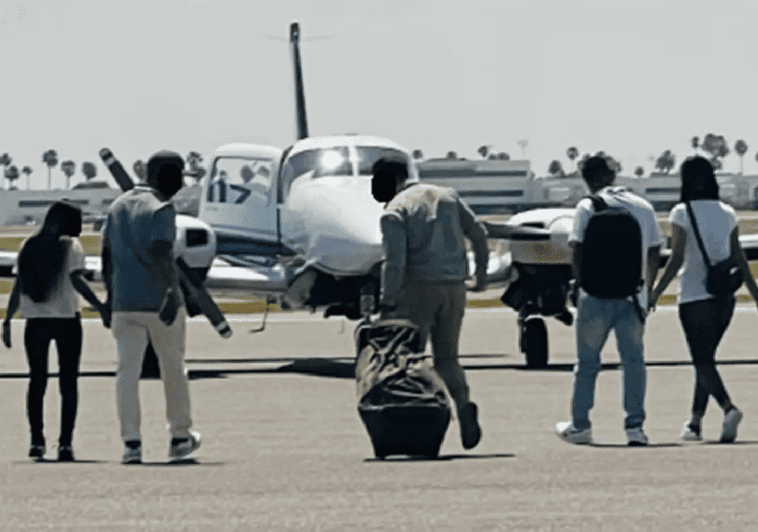ניסיון הברחה VIP: ארבעה מהגרים נעצרו רגע לפני שעלו על מטוס פרטי בטקסס
