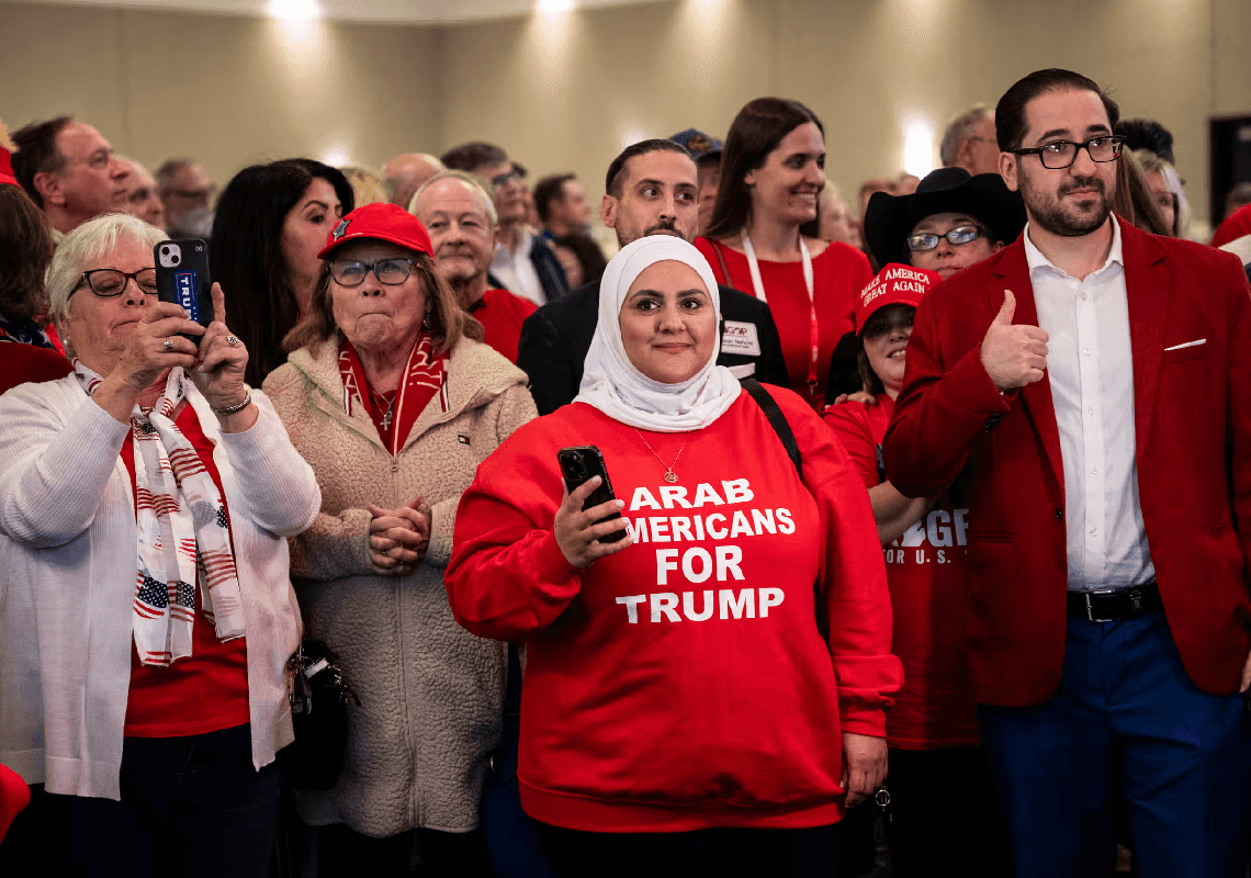 התבוסה הגדולה ביותר של האריס היא מול המצביעים המוסלמים. אלו הם המספרים המדהימים