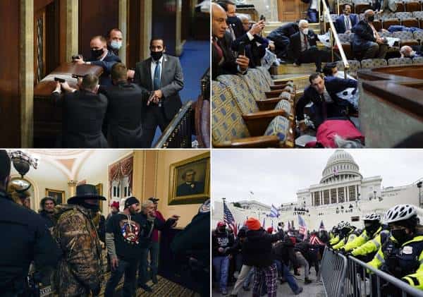 אנרכיה בגבעת הקפיטול: מחאת תומכי טראמפ התדרדרה למהומות אלימות, אישה נורתה למוות בתוך בניין הקונגרס